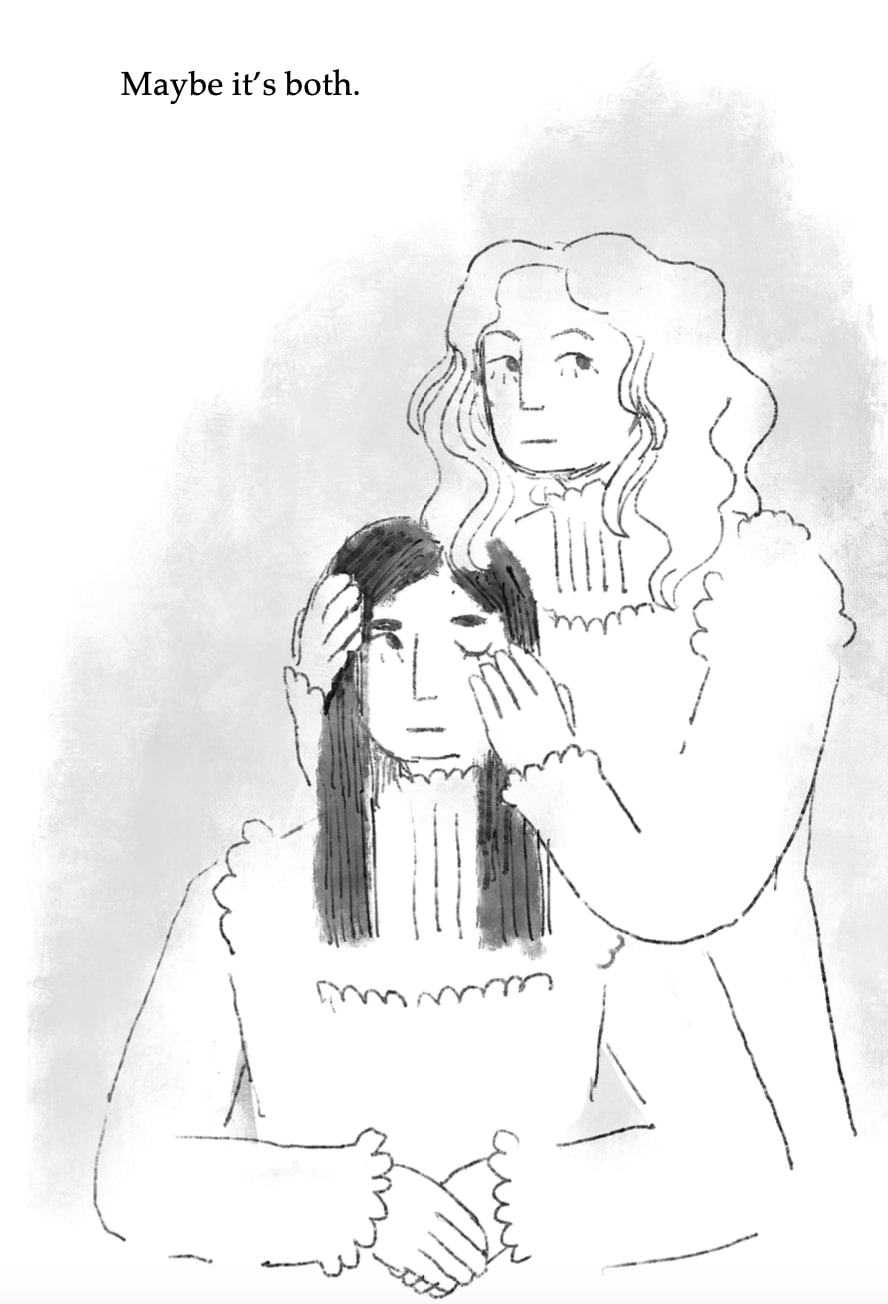 Illustration of Miranda and Sara